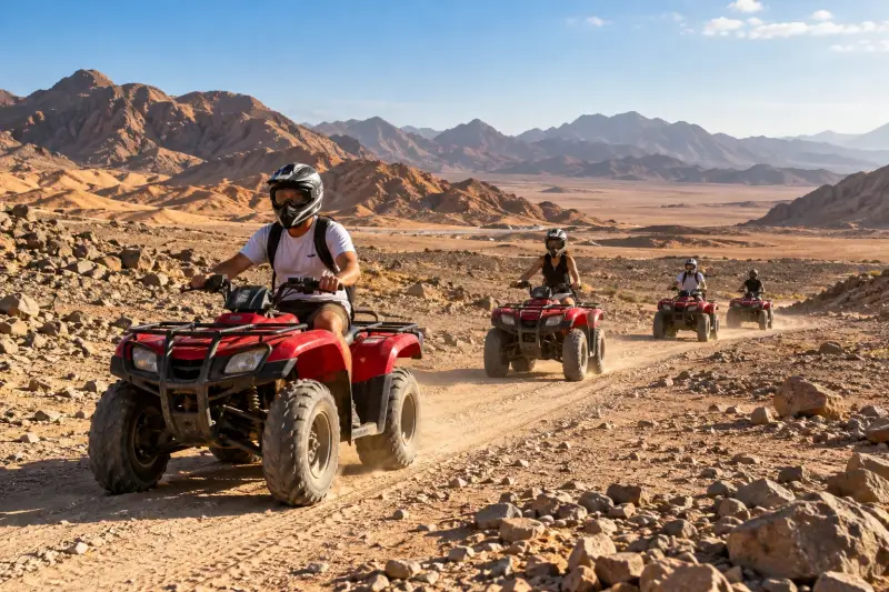 Hurghada: Excursión en Quad, Paseo en Camello y Aldea Beduina - View (8 of 24)