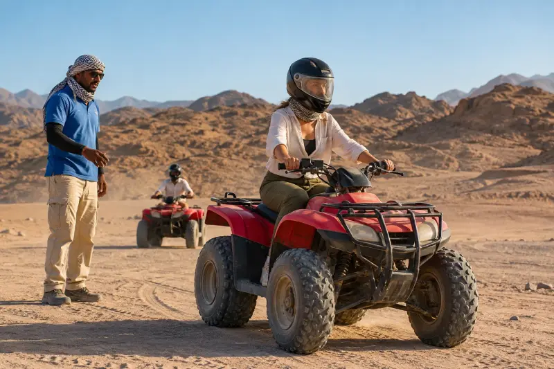 Hurghada: Excursión en Quad, Paseo en Camello y Aldea Beduina - View (20 of 24)