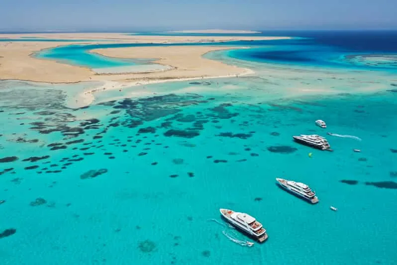 From Marsa Alam: Orange Island Boat Trip in Hurghada - Image 16