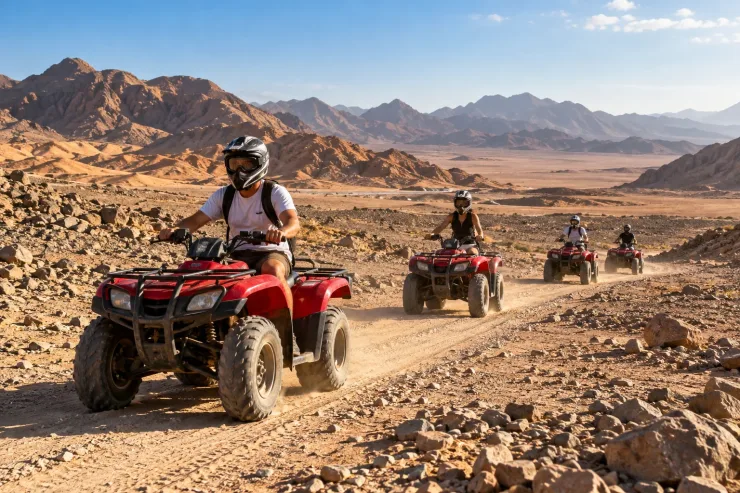 Hurghada: Excursión en Quad, Paseo en Camello y Aldea Beduina - View (8 of 24)