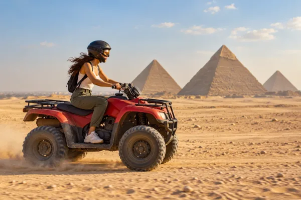 Cairo ATV Quad Bike Tour at the Pyramids