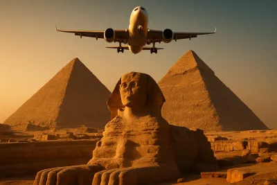 Cairo & Giza Tour from Sahl Hasheesh by Plane | Pyramids & Egyptian Museum