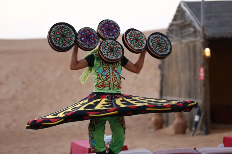 From Port Ghalib: Bedouin tent with dinner and show - Photo 4