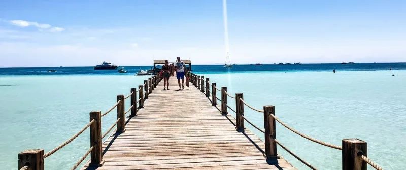 Local culture near Orange Bay Hurghada - traditional fishing boats and cultural elements of the Red Sea region