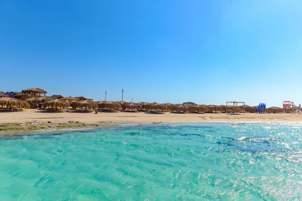 Paradise Island near Orange Bay Hurghada - secluded beach paradise in Egypt's Red Sea