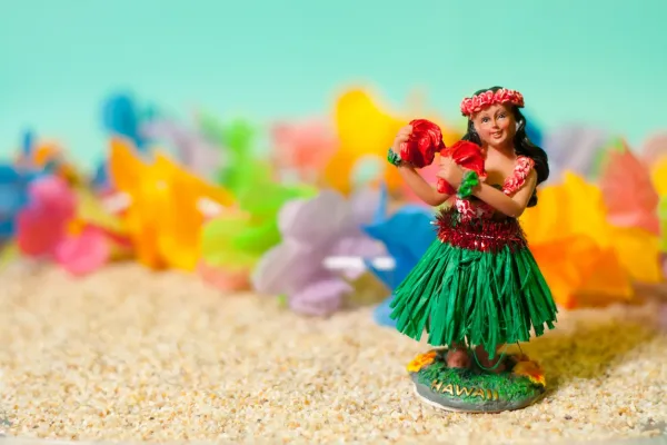 Hula Hula Island with sandy beaches and snorkeling areas