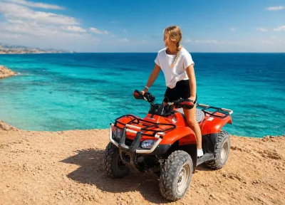 Hurghada : Safari en Quad — Falaises de la Mer Rouge & Dunes du Désert - Hurghada