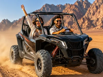 Sharm El-Sheikh: Sunset Buggy Safari and Camel Tour with BBQ — 5 hours