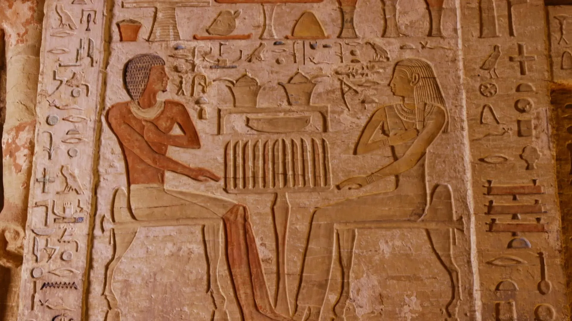 Erken Yeni Krallık döneminden I. Thutmose'yi gösteren hiyeroglif kabartma