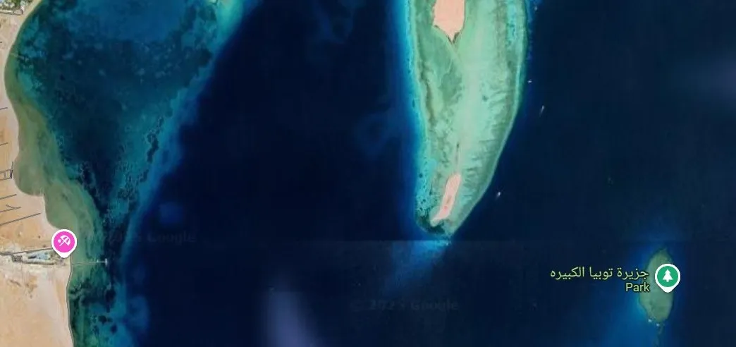 Map of Utopia Island and surrounding areas