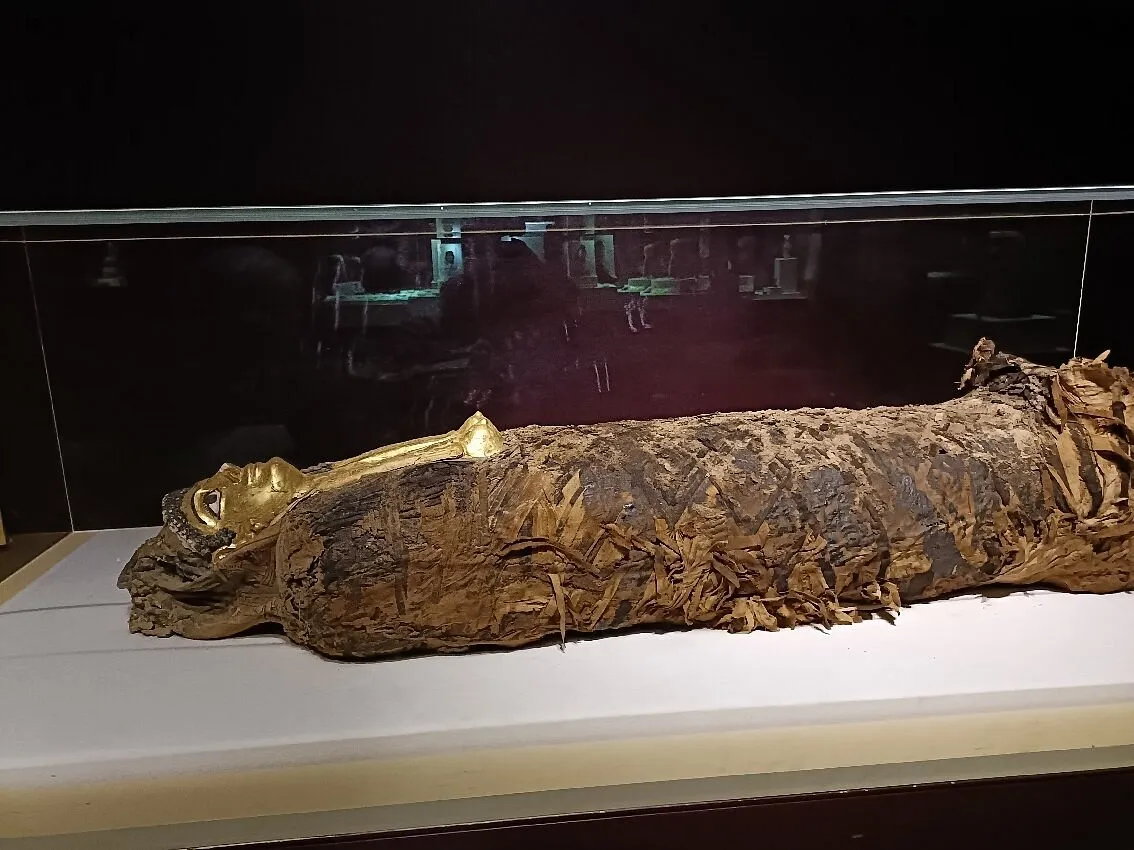 Valley of Golden Mummies 2000-year-old husband wife pair from Al-Bahariya oasis at Hurghada Museum