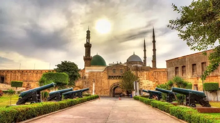 Interior of the Al-Gawhara Palace Museum at the Cairo Citadel