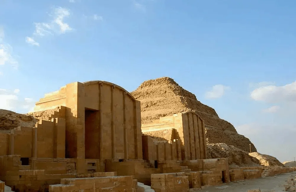 the Step Pyramid at Saqqara