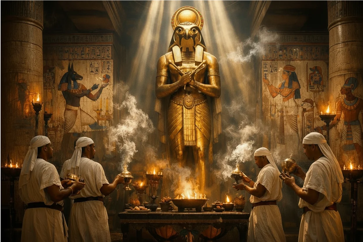 Pharaohs Rituals The Divine World of Ancient Egypt: Gods, Rituals, and Pharaohs
