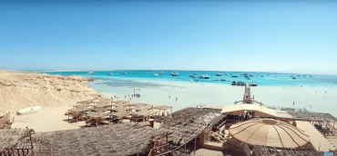 Soma Bay: Orange Island Trip with Snorkel & Parasailing - Image 1
