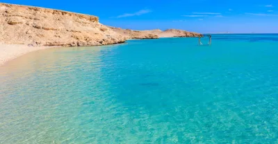 Soma Bay: Tur til Orange Island med snorkling og parasailing