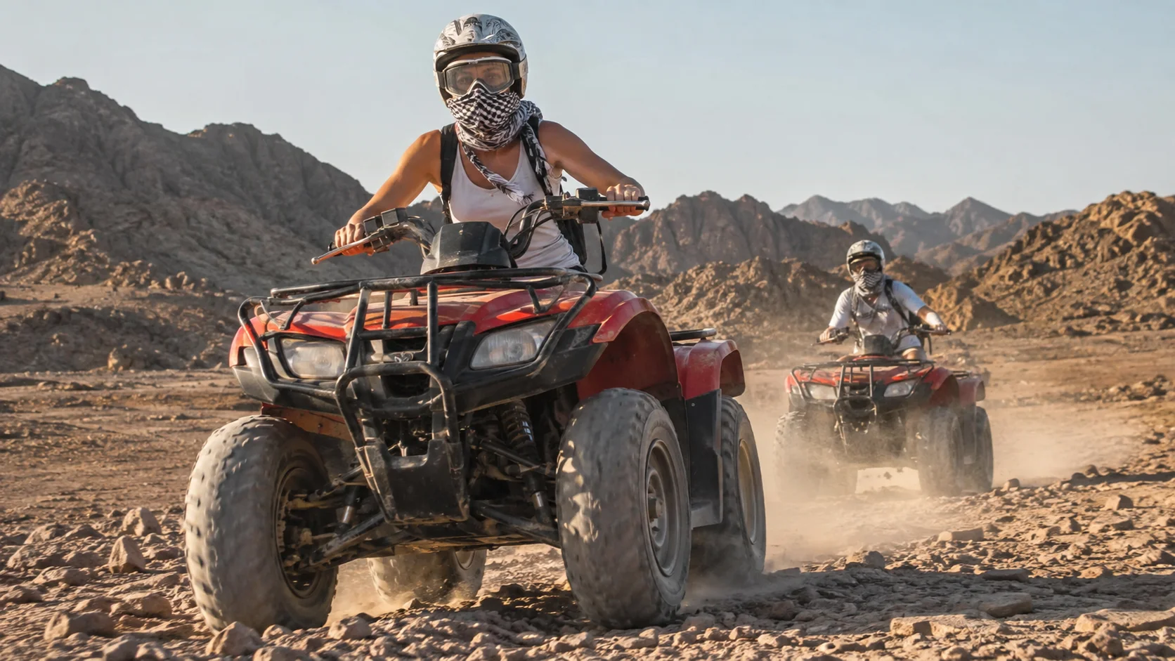 Hurghada: ATV Quad Safari, Camel Ride & Bedouin Village Tour