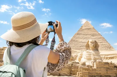 Makadi Bay: jednodenní výlet do Káhiry letadlem s pyramidami v Gíze a Egyptským muzeem
