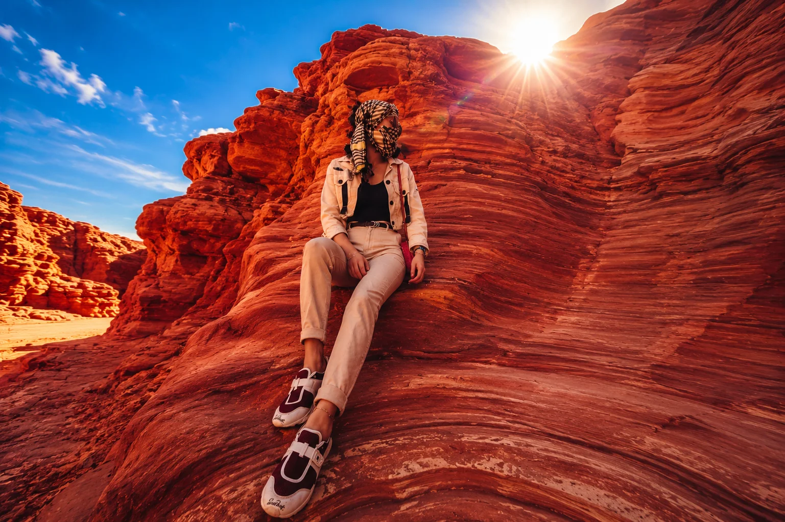 From Sharm: Red Canyon, Dahab, ATV, Camel & Snorkeling Tour