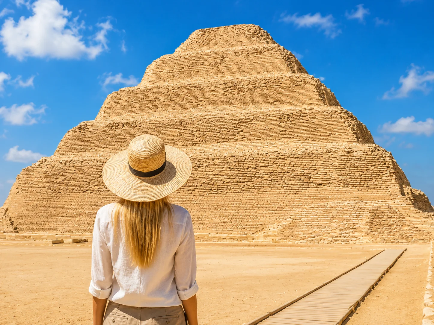 Private Giza, Saqqara & Dahshur Pyramids Tour from Hurghada