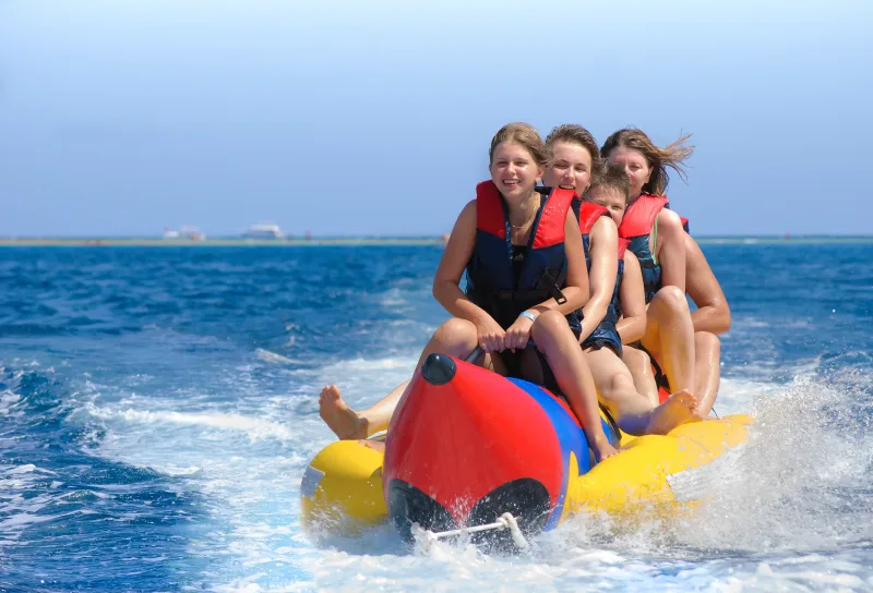 From Sharm: Parasailing, Glass Boat, Watersports, and Lunch - Photo 2