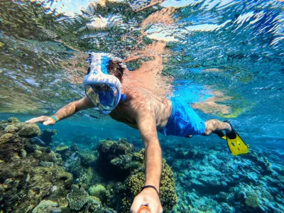 Sharm El Sheikh: Tour giornaliero nel Parco Nazionale di Ras Mohammed e Magic Lake