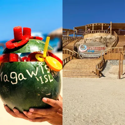 Makadi: Magawish &amp; Orange Two Islands Tour w Buffet Lunch