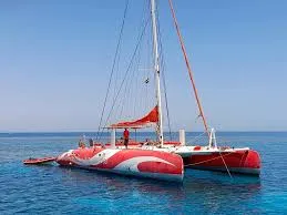 Makadi: Catamaran Sailing Cruise with Snorkeling and Lunch