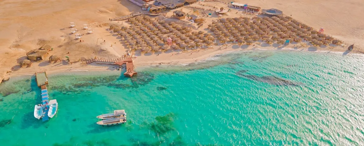 From Safaga: Paradise Island Hurghada: Boat Trip, Snorkeling & Beach Relaxation