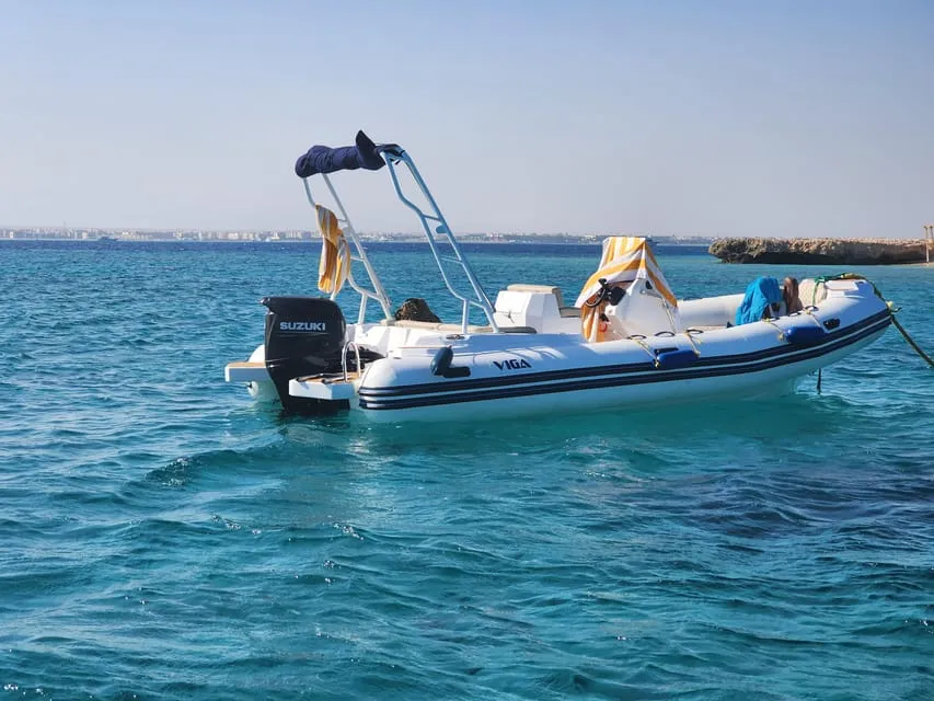 Hurghada: Speedboat to Orange & Paradise with Transfers